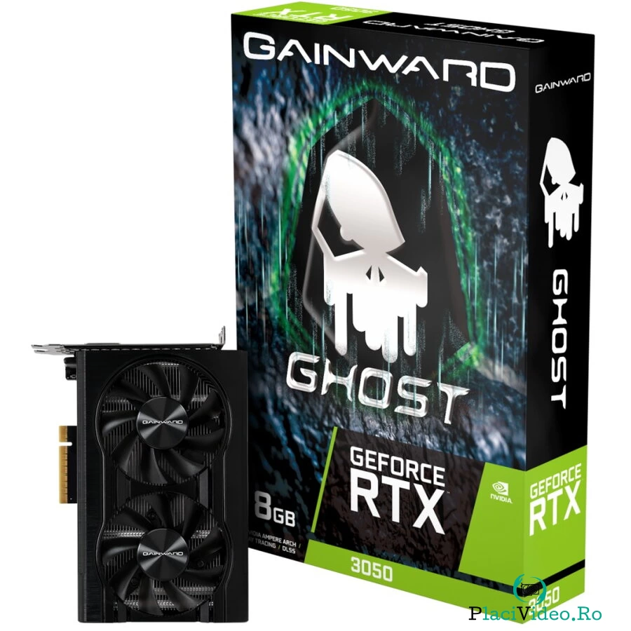 Gainward Placa video Gainward GeForce RTX 3050 Ghost 8GB GDDR6 128-bit