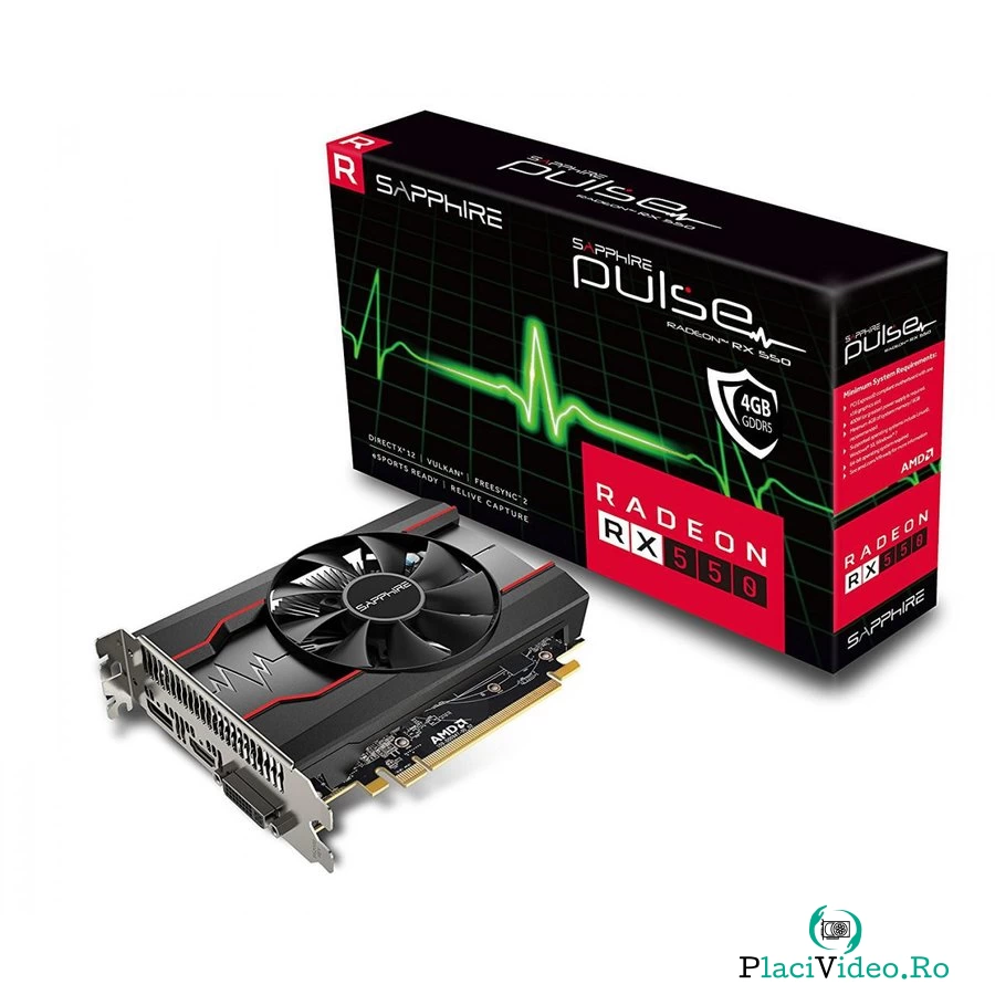 SAPPHIRE VGA SAPPHIRE RADEON RX550 4G GDDR5 PULSE