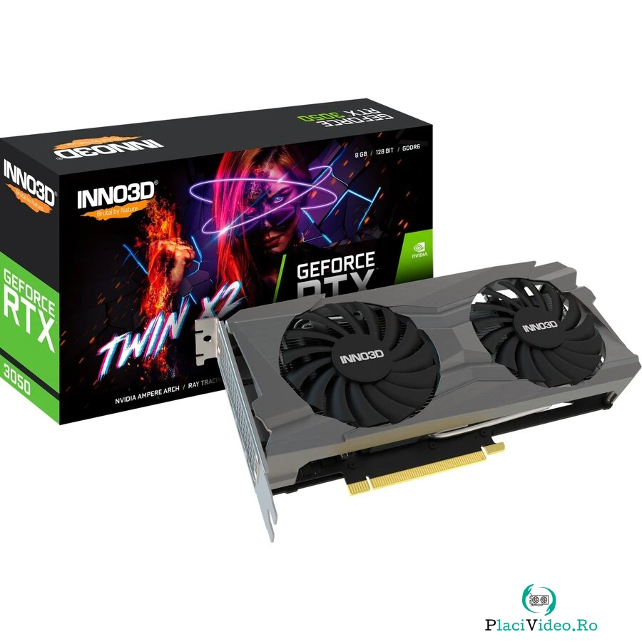 Placa Video GeForce RTX 3050 Twin X2 6GB GDDR6 96-bit