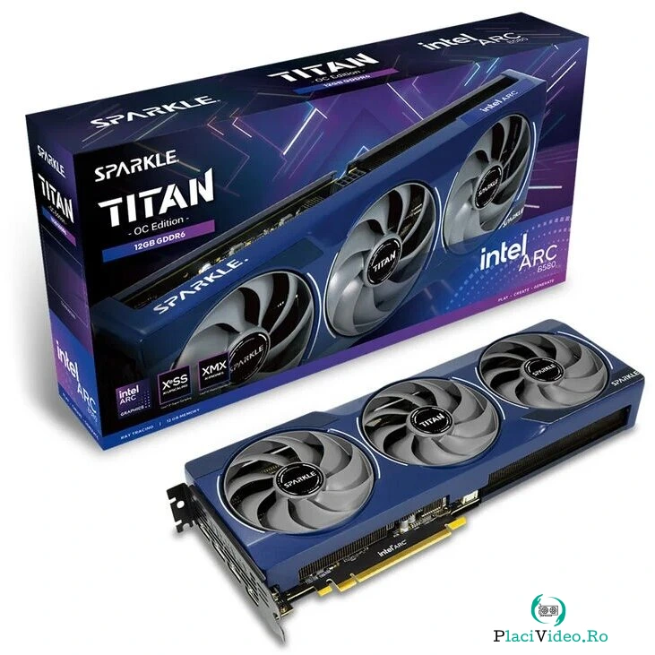 Placa Video Arc B580 Titan OC 12288MB GDDR6